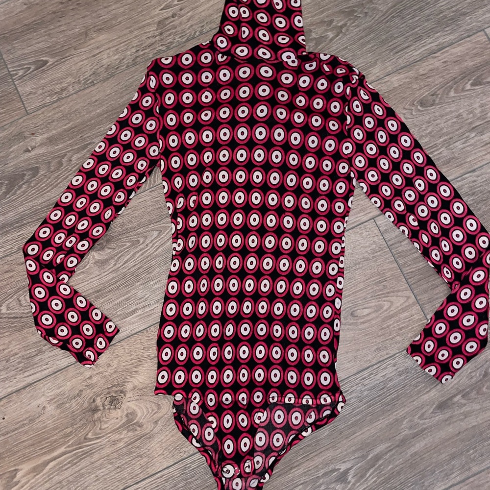 VINTAGE 1960/70s Turtleneck Bodysuit